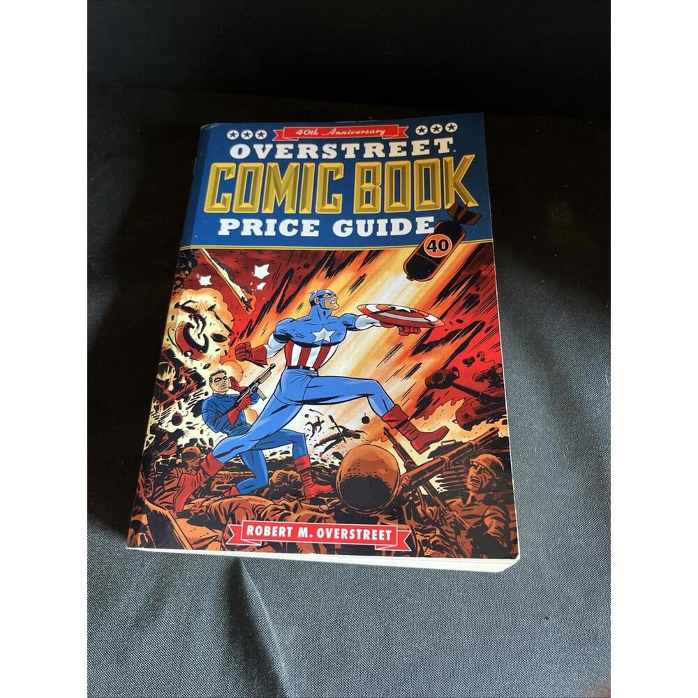 Overstreet Comic Book Price Guide 40 Hardcover Edition 2010 Captain America 3619